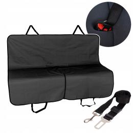 Mata dla psa do samochodu Z Otworami Na Pasy Bezpieczeństwa Smycz Na Pasy