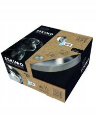 M-pets Eskimo Miska stalowa 2 L czarna