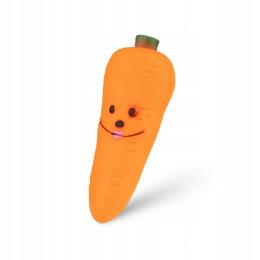 Barry King Zabawka, dla psa, marchewka, winylowa, 10 cm 15138