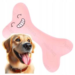 Gryzak dla psa gumowy Gumowa zabawka dla psa piszcząca Kość Piszczałka 13cm