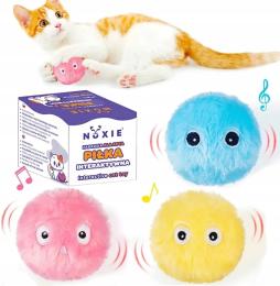 Zabawka Dla Kota Piłka Kula Interaktywna Dźwięki Kocimiętka