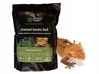 Podłoże do terrarium dla gekona orzęsionego, Crested Gecko dla gekona 3L
