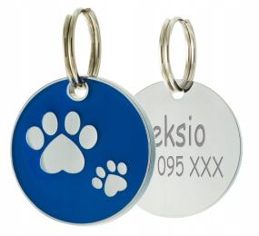 Identyfikator Adresówka dla Psa Grawer Łapka