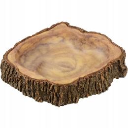 Terra Natura Miska do terrarium na karmę wodę gadów płazów węża żółwia 17cm