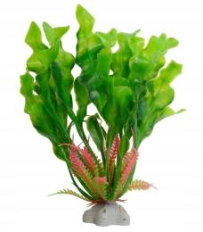 Roślinka Do Akwarium Terarium Sztuczna Ozdoba Dekoracja Zielona wys. 20CM