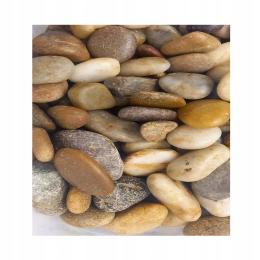 Kamienie półmatowe MIX Kolorów 20 kg 2-4 cm