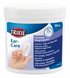 Trixie Nakładki na palce Ear Care 50szt Z odżywczym Balsamem Oczyszczającym