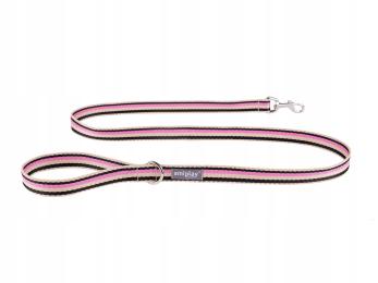 amiplay Smycz klasyczna Popular 150cm S Czarno-różowa