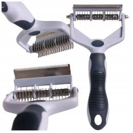 Trymer Hakowy Zgrzebło Przyrząd Do Usuwania Sierści Martwy Włos Psa Kota XL