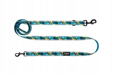 Smycz dla Małego Psa Regulowana Przepinana Spacerowa Mocna Wzór 2,6M/1,6CM