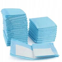 50x Podkład Mata Chłonna Jednorazowa Do Przewijania Nauki 60x90 CM Duża