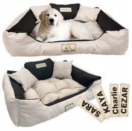 Legowisko dla Psa Kota Posłanie Kanapa Kojec Wodoodporne Imię 75x65 cm