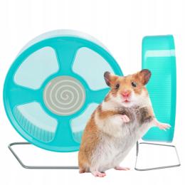 Kołowrotek Dla Chomika Myszy 22CM Plastikowy Hipnoza Trixie Kolor Niebieski