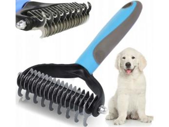 Trymer do Sierści Zgrzebło Szczotka do Kołtunów