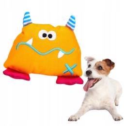 Zabawka dla psa Monster potwór maskotka piszcząca interaktywna przytulanka