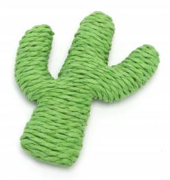 Zabawka do kociąt kotka do drapania drapak Kaktus zielony z liny papierowej