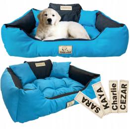 Legowisko dla Psa Kota Posłanie Kanapa Kojec Wodoodporne Imię 130x105 cm