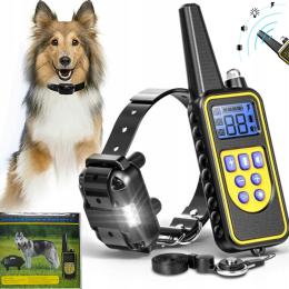 Obroża Elektryczna Dla Psa Treningowa Wodoodporna Uciszająca 800M Pilot