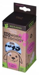 Worki na odchody dla psa biodegradowalne Starchbag BIOworki 8x15szt niebies