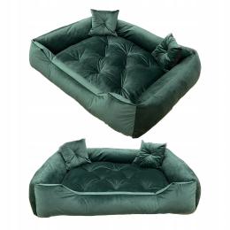 Legowisko kanapa dla psa kota stylowe miękkie antypoślizgowy spód 70x60 S