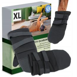2x Buty dla Psa XL Skarpetki Ochronne Wodoodporne Antypoślizgowe Mróz Lato