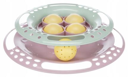 Trixie Junior Kitten Circle tor z piłeczkami zabawka dla kota z piłkami