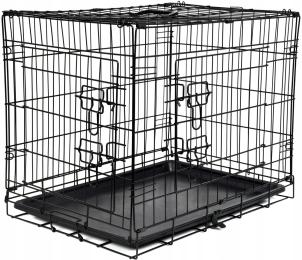 Wielofunkcyjna metalowa klatka kojec dla psa, kota i innych zwierząt M/L