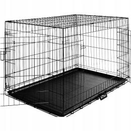 Duża Klatka Metalowa Kojec Dla Psów Psa 61x42x49
