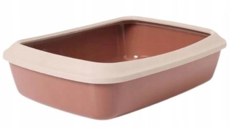 Savic Iriz Owalna kuweta z rantem Toskańska czerwień 50cm