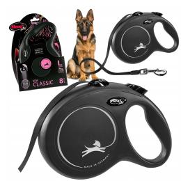 Flexi Smycz Automatyczna Dla Dużego Psa Taśma L 8M