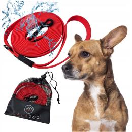 Linka treningowa Smycz wodoodporna Pvc 3M red