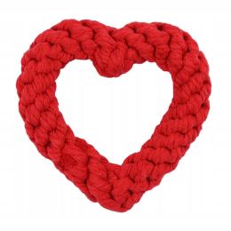 Pet Nova zabawka Serce ze sznurka 13x13cm
