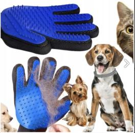 Rękawica Szczotka Do Czesania I Mycia Sierści Psa I Kota