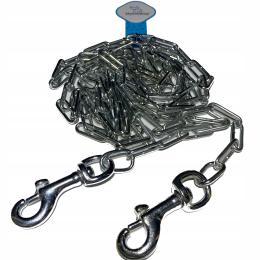 Łańcuch dla Psa do Budy Prowadzenia 3 m. 10 mm. Solidne Karabińczyki