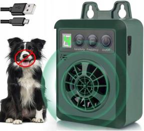 Odstraszacz Psów Ultradźwiękowy Antyszczekacz Urządzenie Z Wyświetlacz