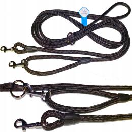 Smycz dla Psa Lina Przepinana 5 3,8 -2,5m. Stopniowa Regulacja Gruba 10mm