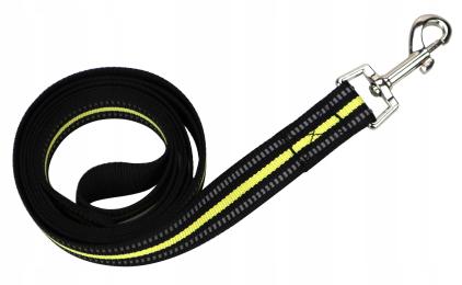 Smycz dla psa odblaskowa, długa 199cm
