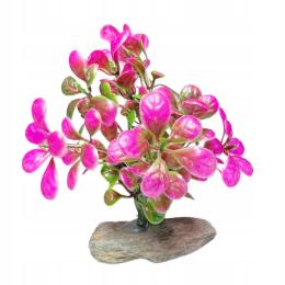 Sztuczna Fioletowa Roślinka Roślina Do Akwarium Ozdoba wys. 12 cm