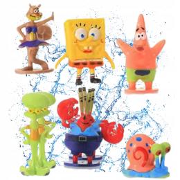 Ozdoba Do Akwarium – Zestaw Figurki Z Kreskówki Dekoracja Dla Dzieci 6szt.