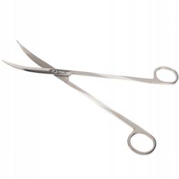 Nożyce Akwarystyczne Stal Nierdzewna Zagięte 25CM