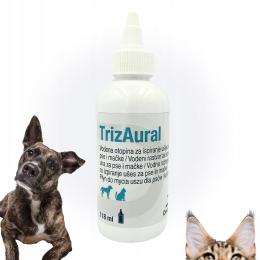 Płyn do uszu dla psów i kotów alkalizujący TrizAural Solution 118 ml