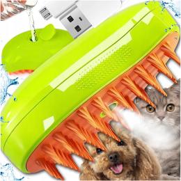 Szczotka Parowa Dla Zwierząt Psa Kota Elektryczna Do Pielęgnacji Sierści