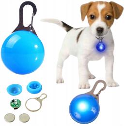 Świecąca Obroża dla dużego małego psa Brelok Kolor