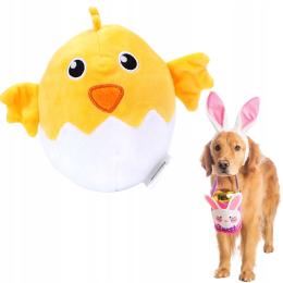 Zabawka dla psa Kurczak maskotka piszcząca kurczaczek na Wielkanoc Easter
