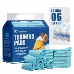 Podkłady Higieniczne 60x60 Maty Dla Psa Kota 6 warstw 80sztuk Grube Premium