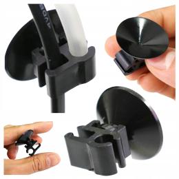Przyssawka Na Szybę Do Akwarium – Podwójny Uchwyt Na Kabel I Wężyk 4/6 MM