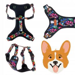 Szelki guard bezuciskowe dla małego pieska yorka szczeniaka Xxs 15 mm Ukory