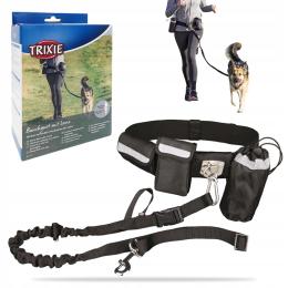 Pas Biodrowy Ze Smyczą Bieganie Trekking Walking Z Psem Trixie M-L/1,35m
