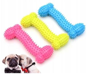 Gumowa Kość zabawka dla Psa Gryzak aport Higiena zębów 11 cm