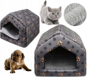 Domek Legowisko Dla Psa Kota L Łapki Futro